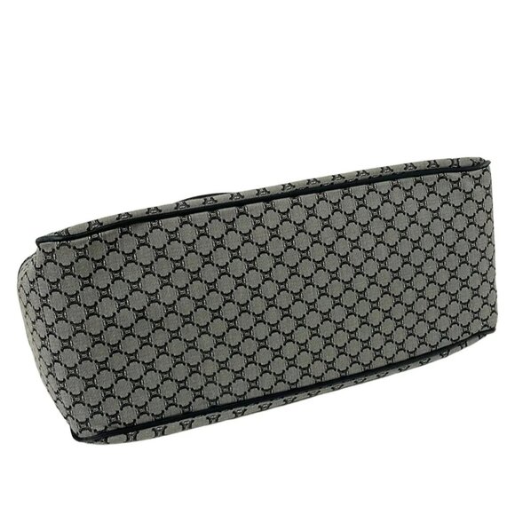 CELINE Macadam pattern, Boogie Bag -Light gray Black Jacquard Leather 516-081125 - Picture 4 of 8